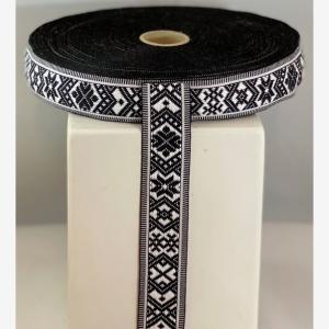 Allmoge svartvit - band 22mm