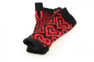 Hjärtevän pulsvärmare mönster