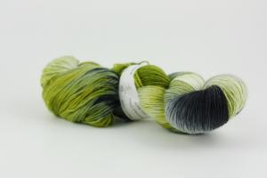 Björk - handfärgat sockgarn 100g