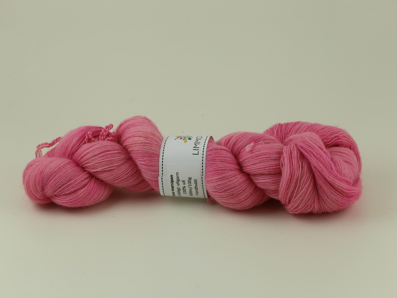 Rosa marsipan - 1-ply wool yarn 100g