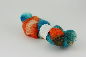 Jaga monster - sockgarn glitter 100g