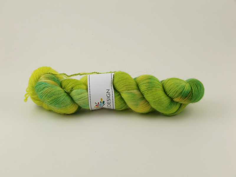 Läskeblask - 1ply lace yarn 100g