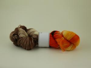 Partytysken Bengt - handdyed sockyarn 100g