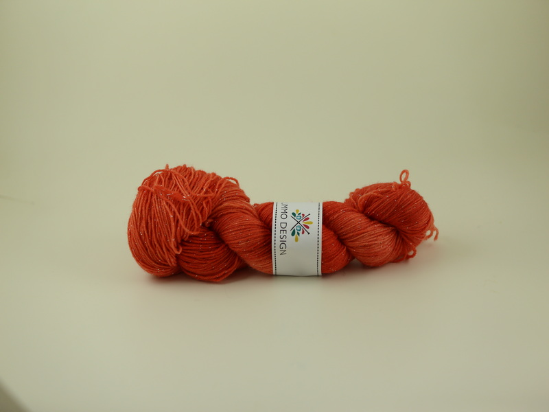 Vem ser mig?  - handdyed sockyarn glitter 100g