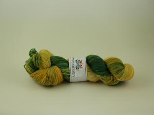 Höstbjörk - handdyed sockyarn 100g