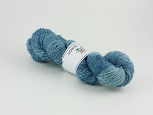 Jeans - sockgarn glitter 100g