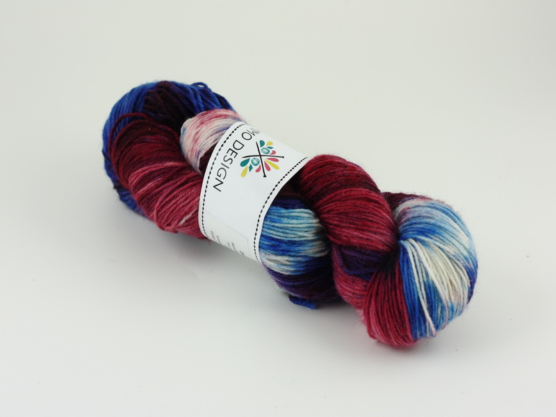 Drottningsylt - handfärgat sockgarn 100g
