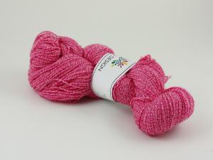 Cerise - handfärgat sockgarn ull/bomull 100g