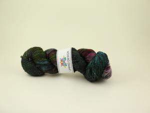 Rainbow in the dark - Sockgarn glitter
