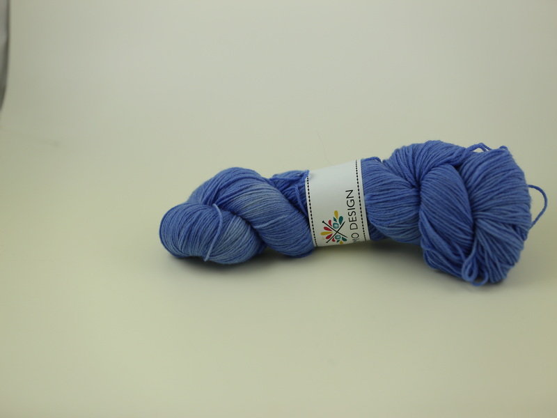 Blåklint - Sockgarn merino 100g