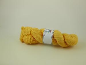Äggula - Sockgarn merino 100g