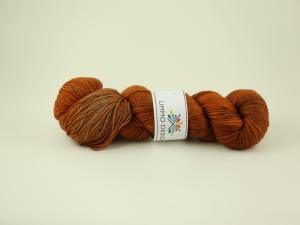 Ingen bråkar med Monica - handfärgat sockgarn 100g