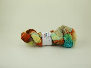 Som ett skållat troll - Handfärgat sockgarn 100g