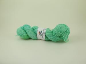 Klackspark - handfärgat sockgarn ull/bomull 100g