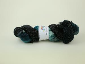Snabeldraken - handdyed sockyarn glitter 100g