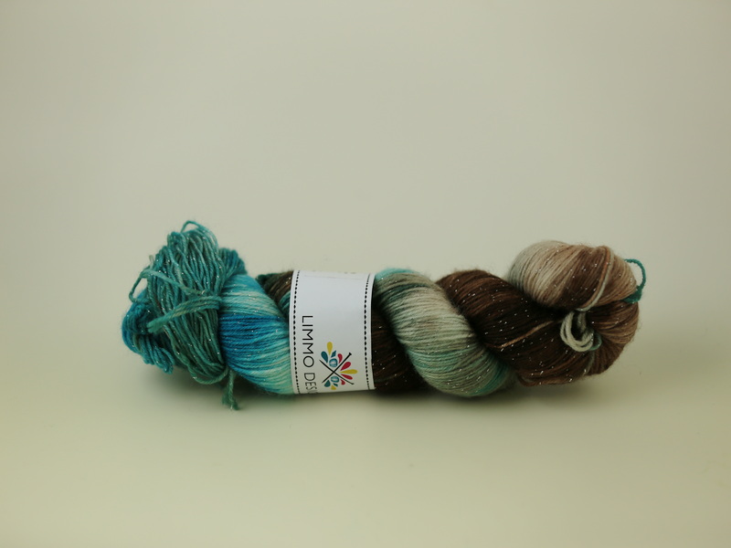 Generellt fientlig - sockgarn glitter 100g