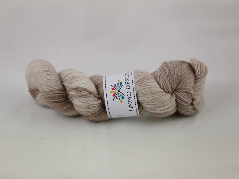 Grötfrukost - Sockgarn merino 100g