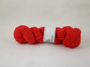 Lite rött - Sockgarn merino 100g