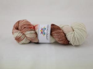 Mannen i den bruna koftan - sockgarn glitter 100g