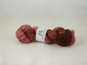 Håll i hatten! - handfärgat sockgarn 100g