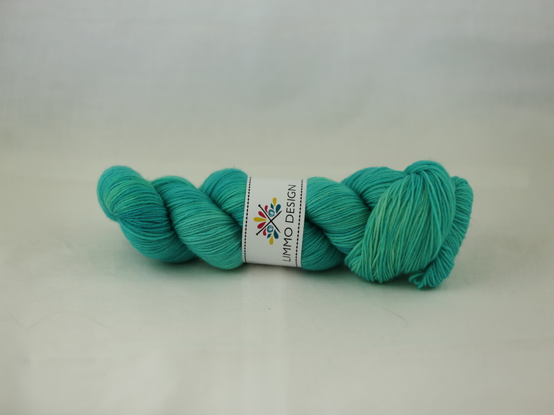 Bright and happy - handfärgat sockgarn 100g