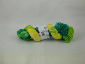 Britta vs blåmes - handfärgat sockgarn 100g
