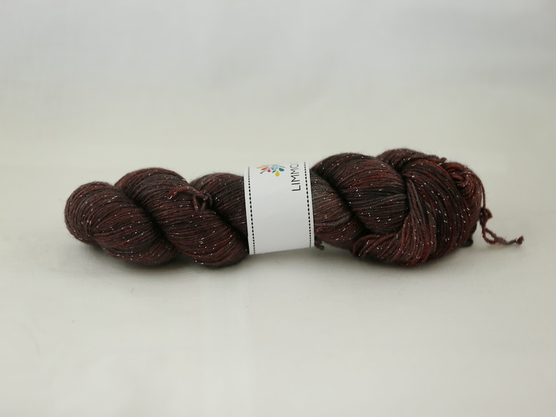 Aronia - Handdyed sockyarn glitter 100g