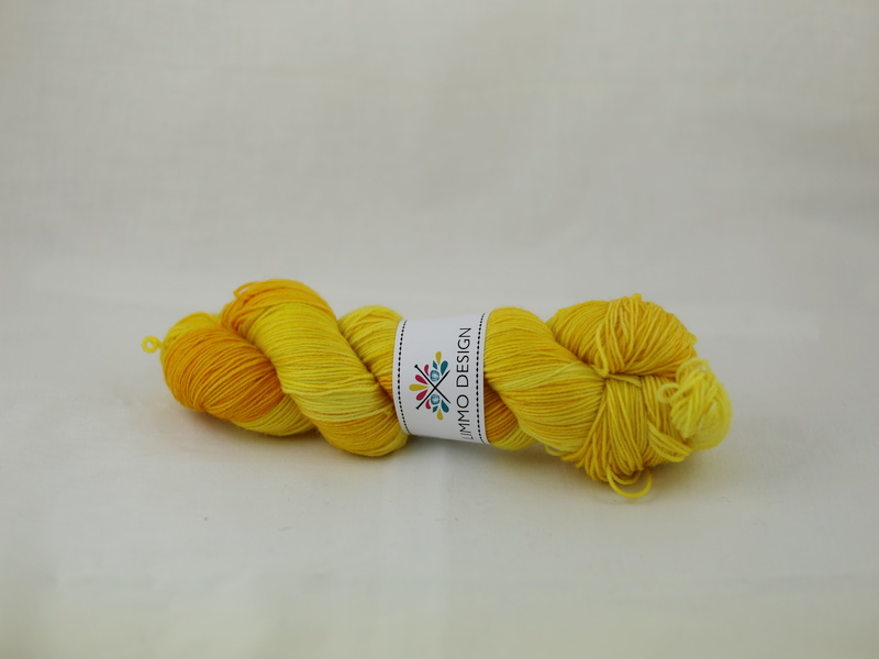 Wildfire - handfärgat sockgarn 100g