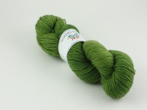 En mörkare grön - sockgarn 100g