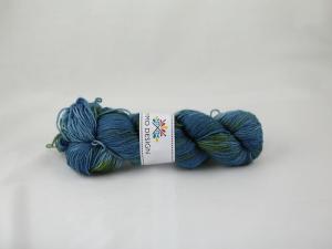 Inkompetent aura - Handfärgat sockgarn 100g