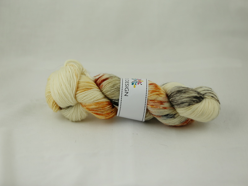 The bad guy - Handfärgat sockgarn 100g