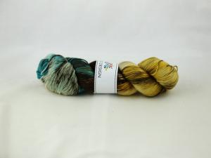 På rutinens brant - Handfärgat sockgarn 100g