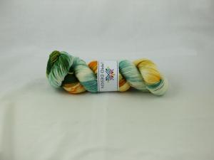 Gerda - handfärgat sockgarn 100g