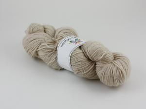 Vanilj - sockyarn glitter 100g