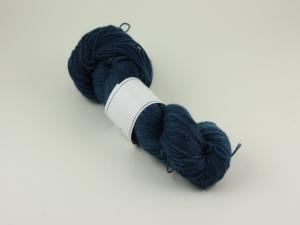 Mörk jeans - handfärgat sockgarn 100g