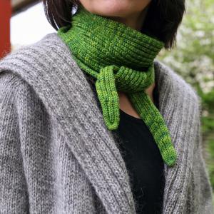 Espresso scarf - mönsterblad
