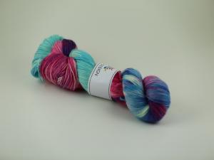 Bubbelgum - handdyed sockyarn 100g