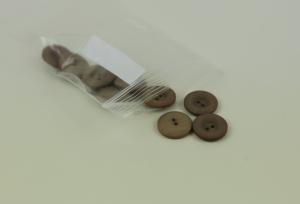 Gråbeige 20mm - 10 knappar