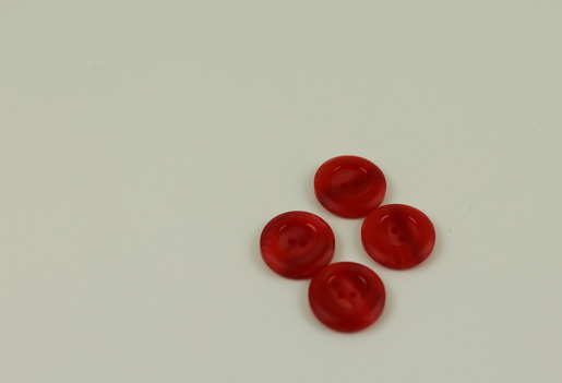 Röd marmor 22mm - 10 knappar