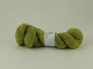 Grön - handfärgat sockgarn 100g