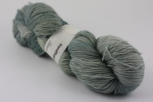 Silver - handfärgat sockgarn 100g