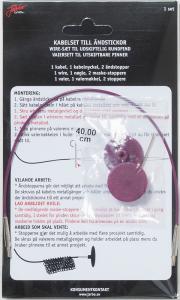 100cm kabel till utbytbara stickor