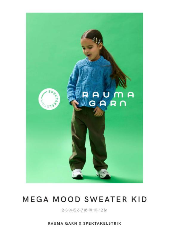 Mega mood sweater barn - mönsterblad