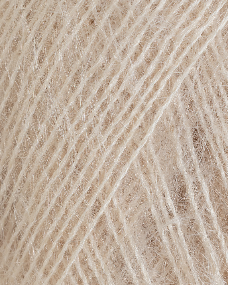 Ljus beige 02 - Mild mohair 25g