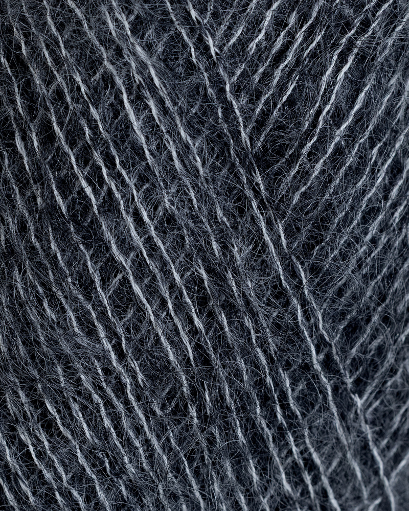 Mörkgrå 07 - Mild mohair 25g