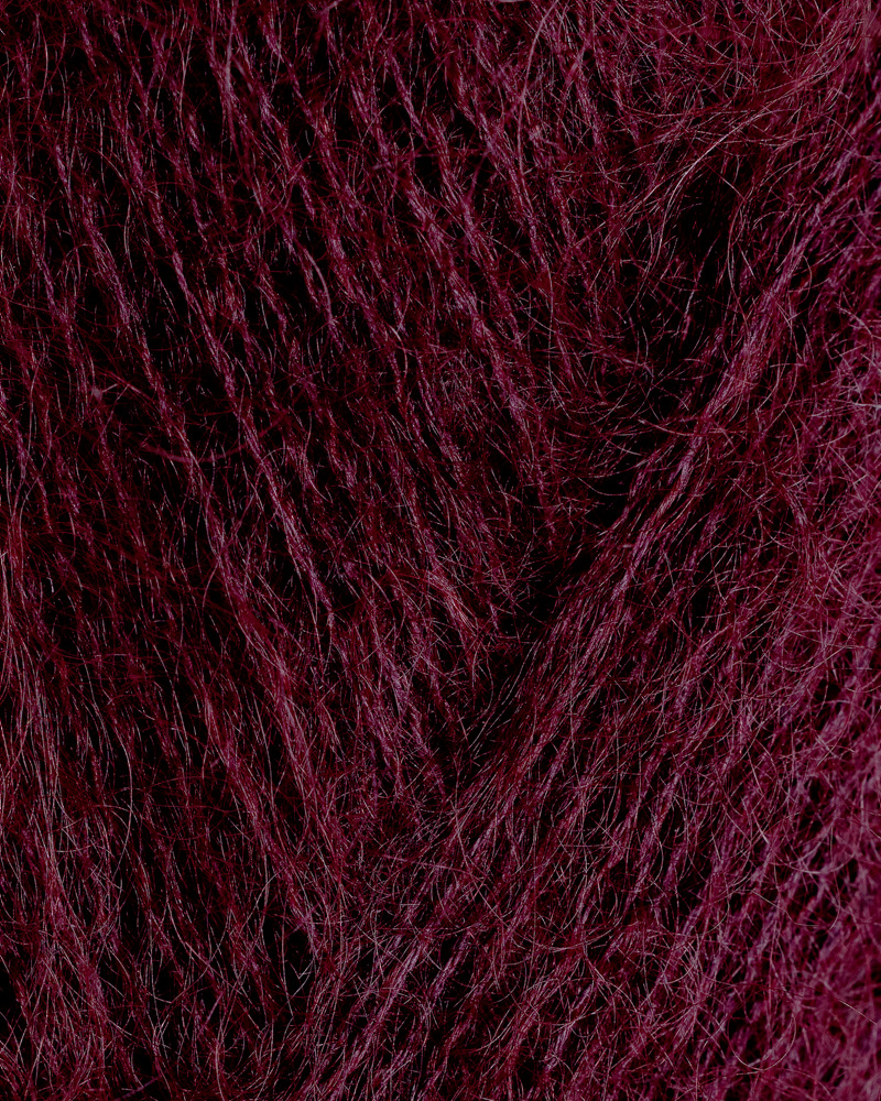 Mörk burgunder 39 - Mild mohair 25g