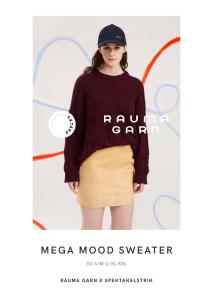 Mega mood sweater - mönsterblad