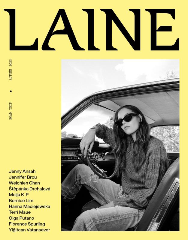 Laine #15 black and white cover