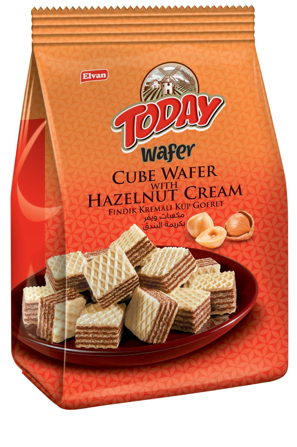 Today cube wafers Hazelnut (12x200g)
