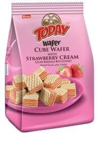 Today Cube Wafers Strawberry (12x200g)